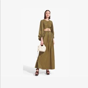 New never worn Staud Tangier Cutout Dress